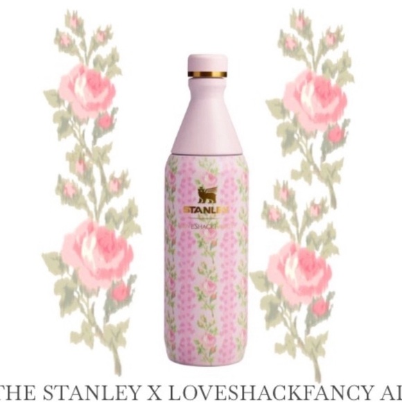 🎀 NIB Stanley X LoveShackFancy All Day Slim
Bottle | 12oz Blooming Heirloom - Picture 10 of 11